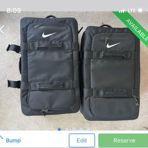 Sold!  2 Nike Departure Rolling Bags